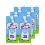 So Natural Full Cream Milk UHT Tetra Pack 1 Ltr - Image 2