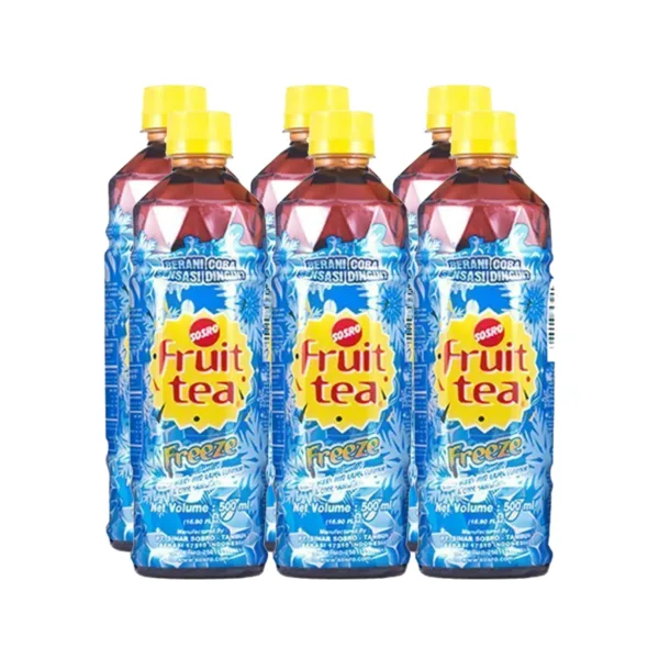 Sosro Fruit Tea Freeze Drink 6x500ml - Image 1
