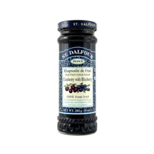 St. Dalfour France Rhapsodie De Fruit High Fruit Content Spread Cranberry With Blueberry 284g