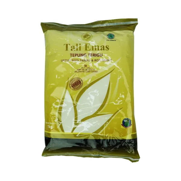 Tali-emas-tepung-terigu-1kg.jpg Tali Emas Tepung Terigu Untuk Roti Tawar&Roti Manis 1kg - Image 1