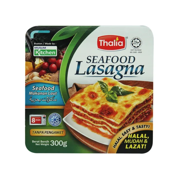 Thalia-Seafood-Lasagna.jpg Thalia Seafood Lasagna Halal,Easy&Tasty (Halal Mudah&Lazat) 300g - Image 1