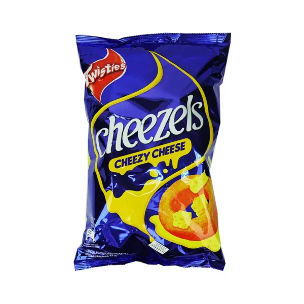 Twisties-Cheezel-Cheesy-Cheese-160g.jpg Twisties Cheezels Cheezy Cheese 165g - Image 1