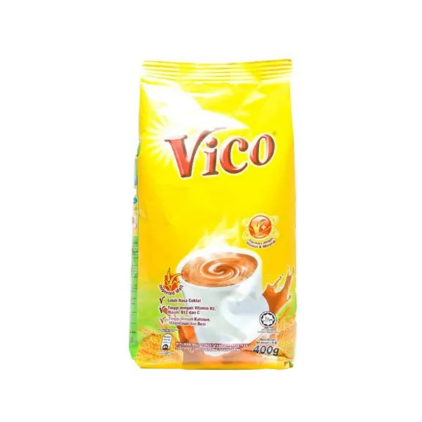 Vico-Malt-drink-400g.jpg Vico V+ Minuman Malt Coklat/Chocolate Malt Food Drink 400g - Image 1