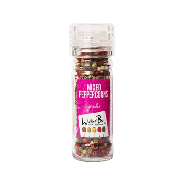 Walker-Bay-Mixed-Peppercorns-Grinder-50g.jpg Walker Bay Spice Speserye Mixed Peppercorns Grinder 50g - Image 1
