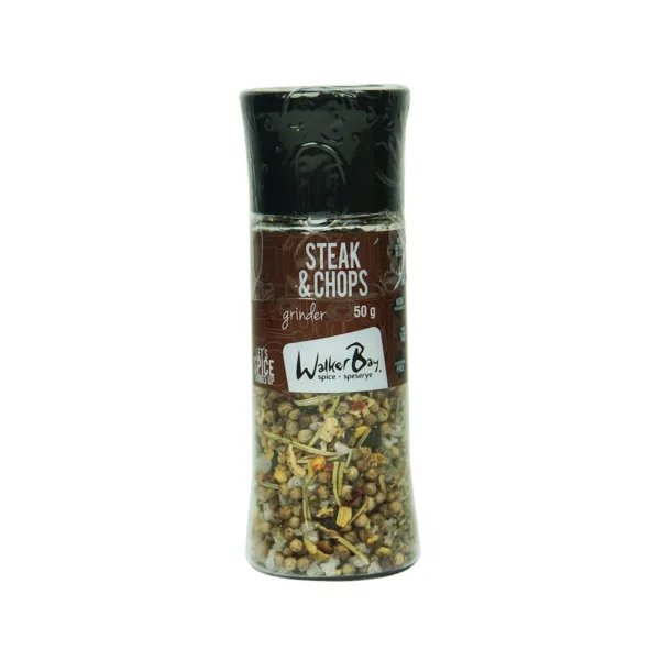 Walker-Bay-Steak-Chops-Grinder-50g.jpg Walker Bay Spice Speserye Steak&Chops Grinder 50g - Image 1