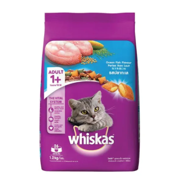 Whiskas-Ocean-Fish-Flavour-1.2Kg.png Whiskas Ocean Fish Flavour 1.2Kg - Image 1