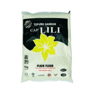 Tepung Cap Lili Plain Flour Unbleached 1Kg