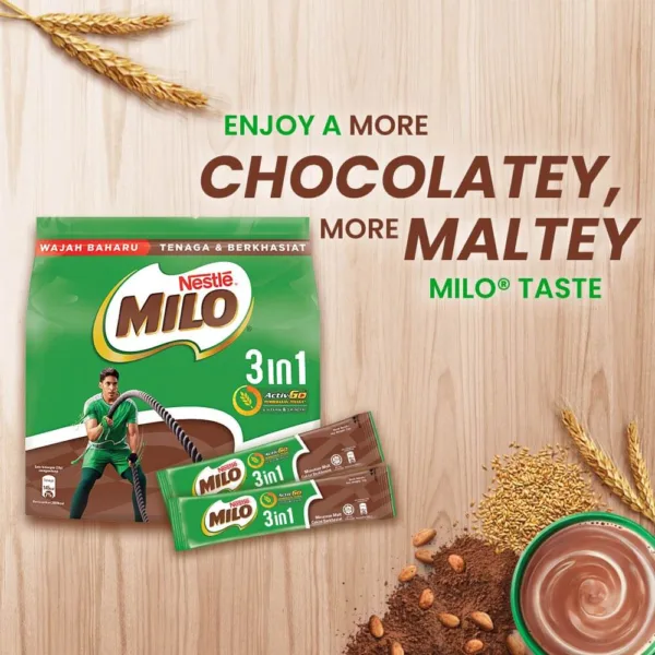 Nestle Milo Activ-Go 3in1 14Stick x 33g - Image 2