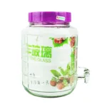 Glass Bottle Juice Jar With Nozzle 104*Cd-F12L