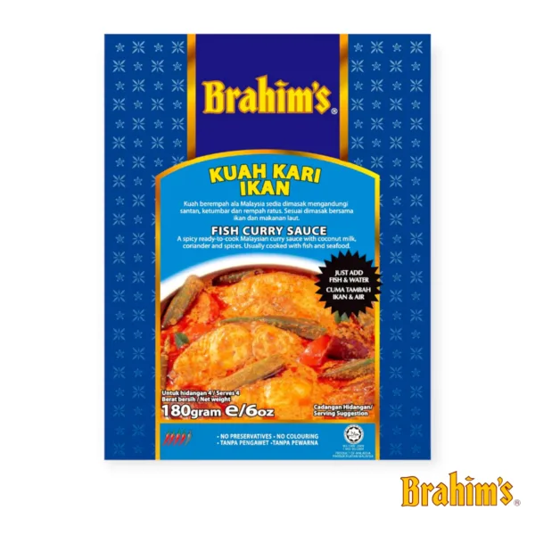 Brahim’s Fish Curry Sauce -180g - Image 1