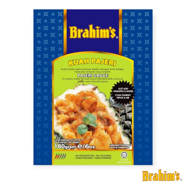 Brahim's Pajeri Sauce -180g - Image 1