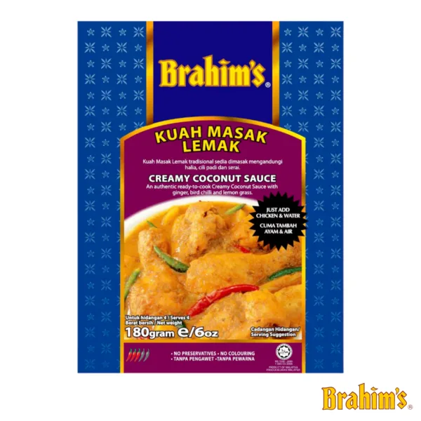image-PhotoRoom-2023-12-13T160855.880.png Brahim's Creamy Coconut Sauce -180g - Image 1