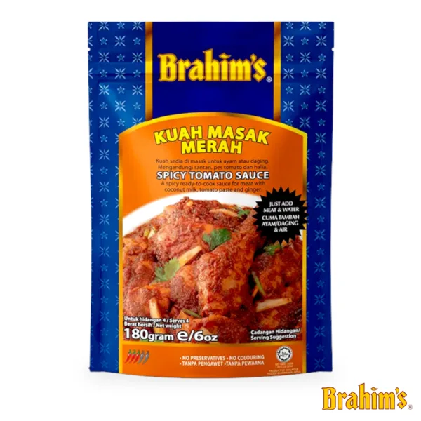 Brahim’s Spicy Tomato Sauce - 180g - Image 1