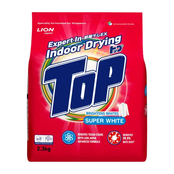 image-PhotoRoom-2023-12-22T181931.223.png Top Detergent Powder Super White - 2.3Kg - Image 1
