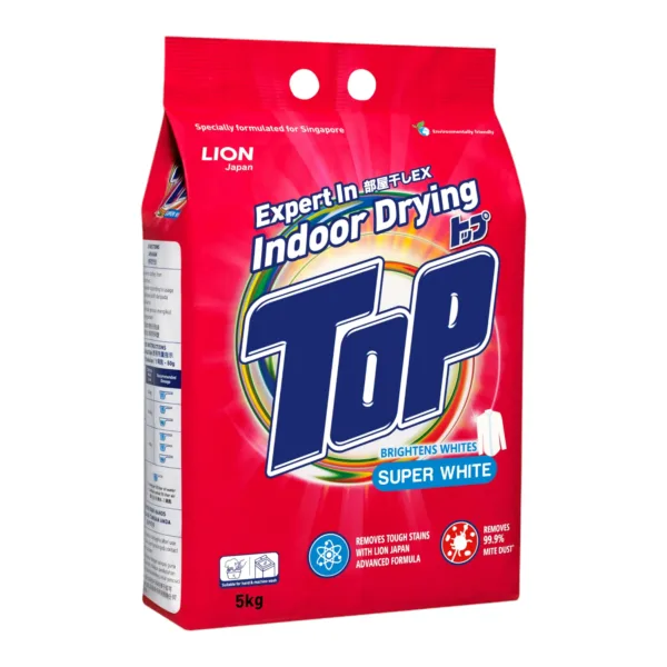 image-PhotoRoom-2023-12-22T182134.133.png Top Detergent Powder Super White - 5Kg - Image 1