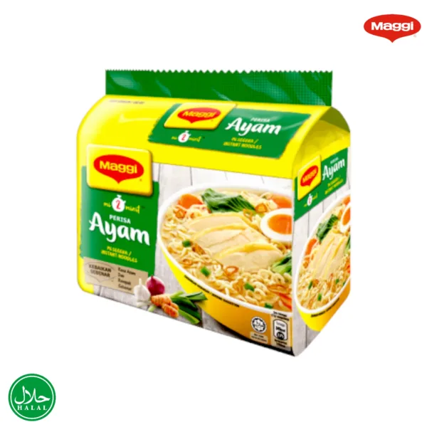 image-PhotoRoom-2024-01-08T120211.819.png Maggi Ayam Instant Noodles 5x 77g (2packet) - Image 1