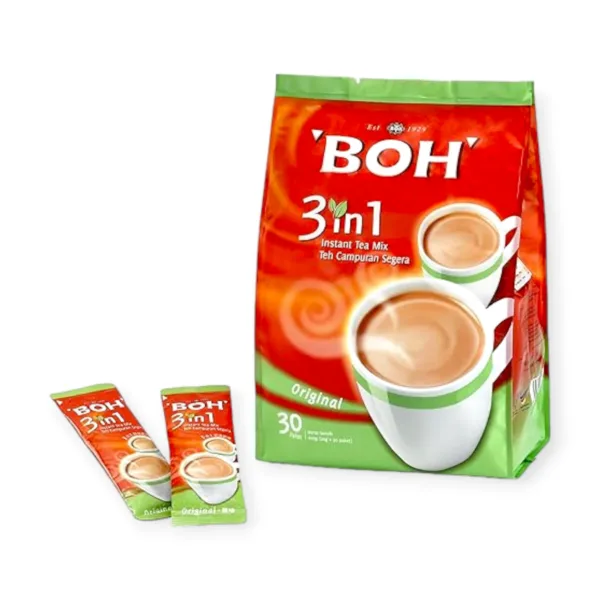 BOH 3 in 1 Instant Tea Mix Original 30x20g - Image 1