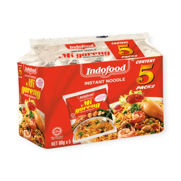 image-PhotoRoom-94.png Indofood Instant Noodle Mi Goreng 5 x 80g - Image 1