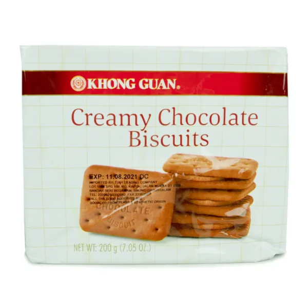 Khong Guan Creamy Chocolate Biscuits 200g - Image 1