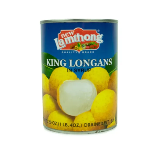 New Lamthong King Longans in Syrup 20oz - Image 1