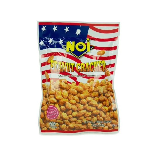 Noi Peanut Cracker Kacang Bersalut Rempah 128g - Image 1