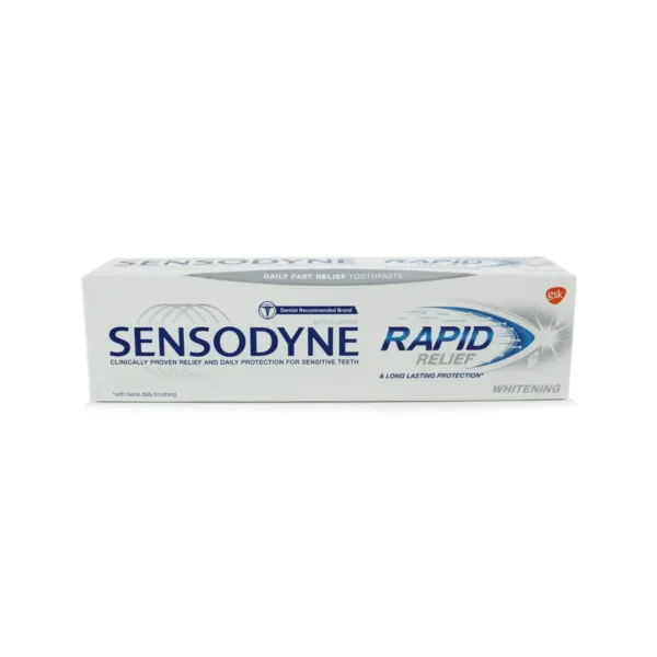 sensodyne-rapid-relief-whitening.jpg Sensodyne Rapid Relief Whitening 100g - Image 1