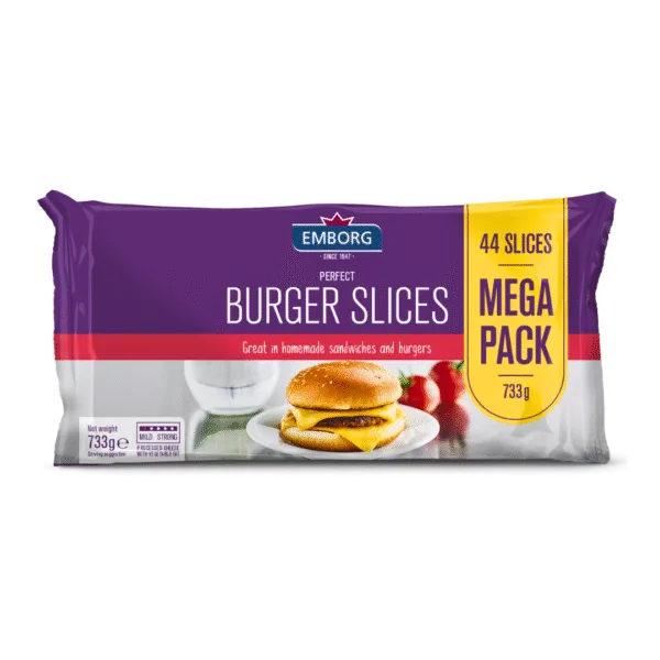 Emborg Burger Slices Mega Pack [48 Slices] - 800g - Image 1