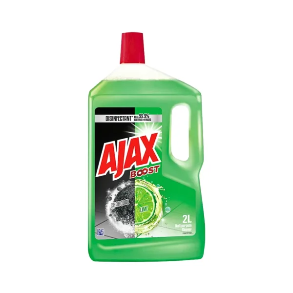 Untitled design (66) Ajax Boost Multipupose Cleaner Charcoal & Lime - 2L - Image 1