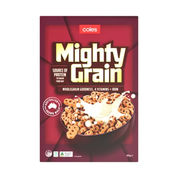 Coles Mighty Grain - 495g Coles Mighty Grain - 495g - Image 1