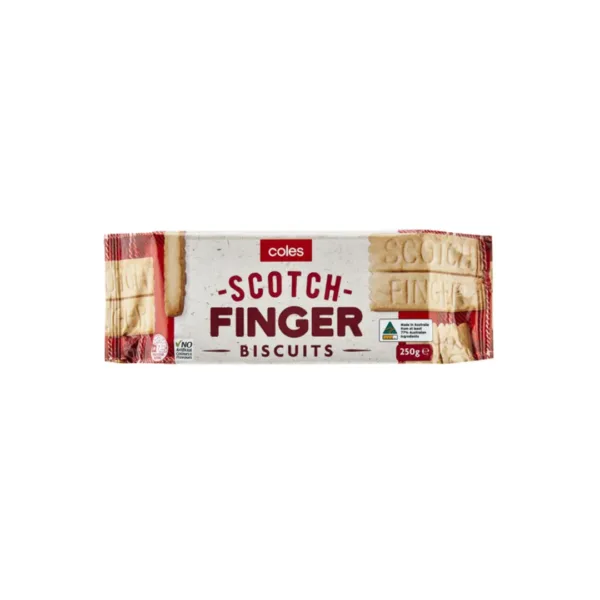 Coles Scotch Finger Biscuits - 250g - Image 1
