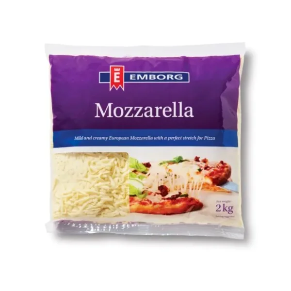 Emborg Mozzarella Cheese Blade - 2Kg Emborg Mozzarella Cheese Blade - 2Kg - Image 1