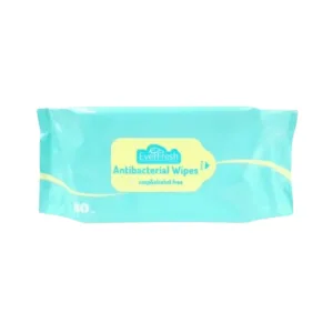 Everfresh Antibacterial wipes Soap&Alcohol Free - 80Pcs