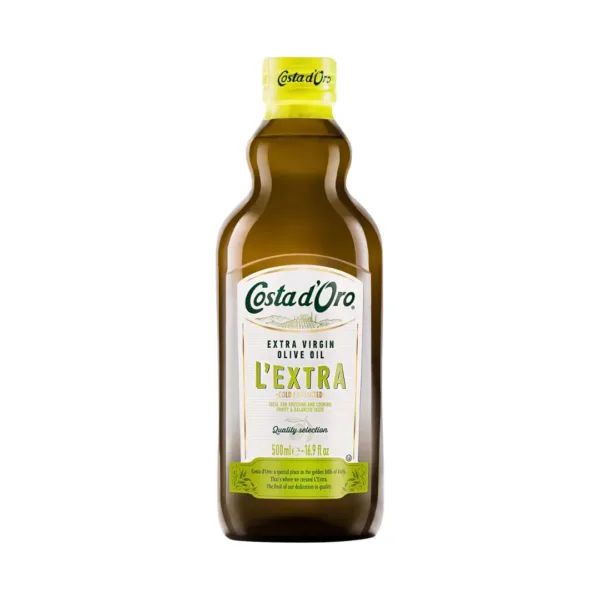 Costa d'Oro Extra Virgin olive Oil - 500ml - Image 1