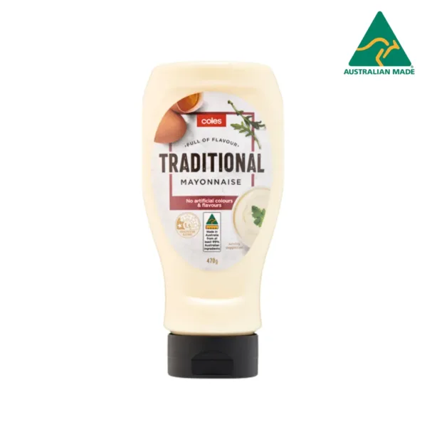 Coles Traditional Mayonnaise - 470g - Image 1