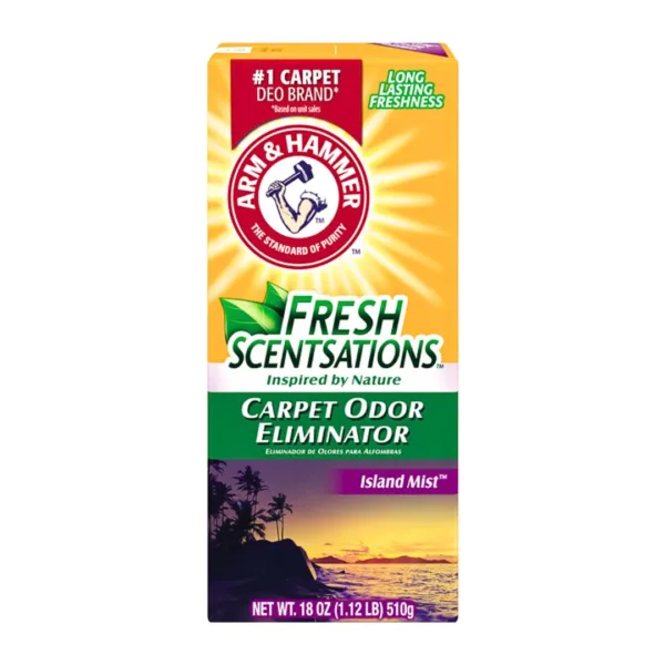Arm & Hammer Fresh Scentsations Carpet Odour Eliminator Island Mist - 850g Arm & Hammer Fresh Scentsations Carpet Odour Eliminator Island Mist - 850g - Image 1