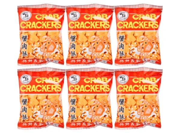 Singapore Crab Crackers 24sX40gm - Image 1