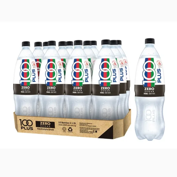 100 PLUS Zero Drinks - 12x1.5LTR - Image 1