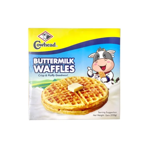 5df6f3d2d4444766f08ea7fcd93343c4 Cowhead Buttermilk Waffles 220G (Frozen) - Image 1