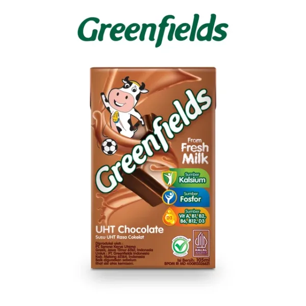 Green Field Chocolate Flavored Milk - 4x105ml - Image 1