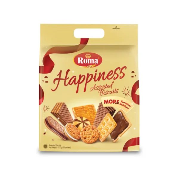 Roma Happiness Assorted Biscuits Roma Happiness Assorted Biscuits 1kg - Image 1