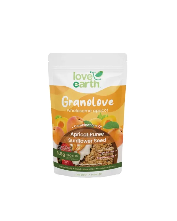 Love Earth - Granolove Wholesome Apricot 300g - Image 1