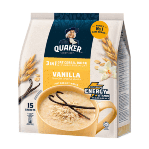 Quaker Oat Cereal Drink 3in1 Vanilla (15's x 28g)