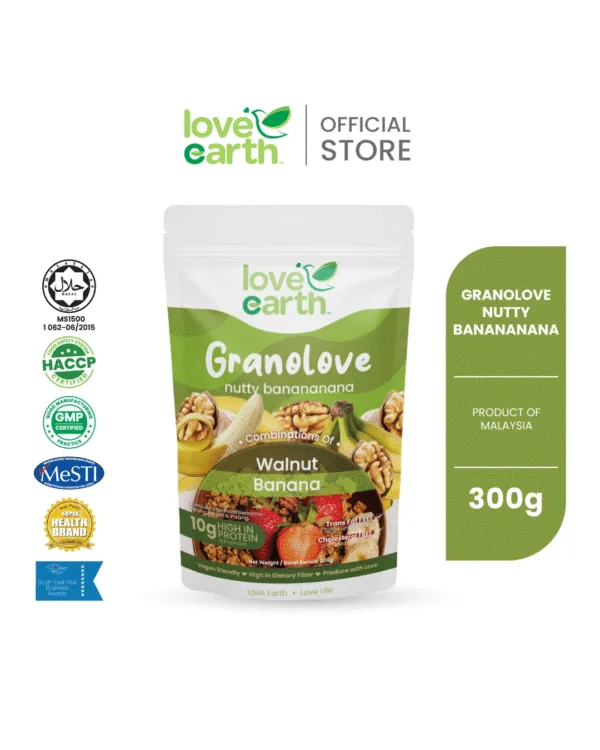Love Earth - Granolove Nutty Banananana 300g - Image 2