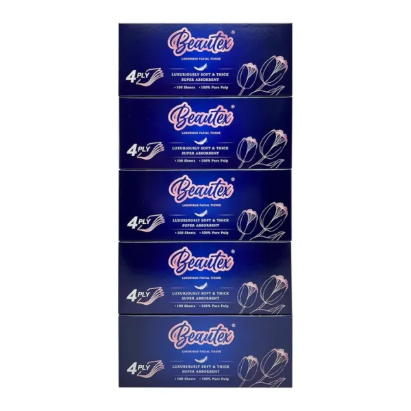 Beautex Facial Tissues 4Ply - 100Sheets - Image 1