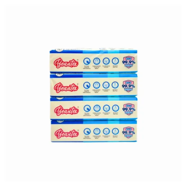 Untitled design - 2025-06-13T182616.534 Beautex Anti Bacterial Facial Tissue 3Ply - 120Sheets - Image 1