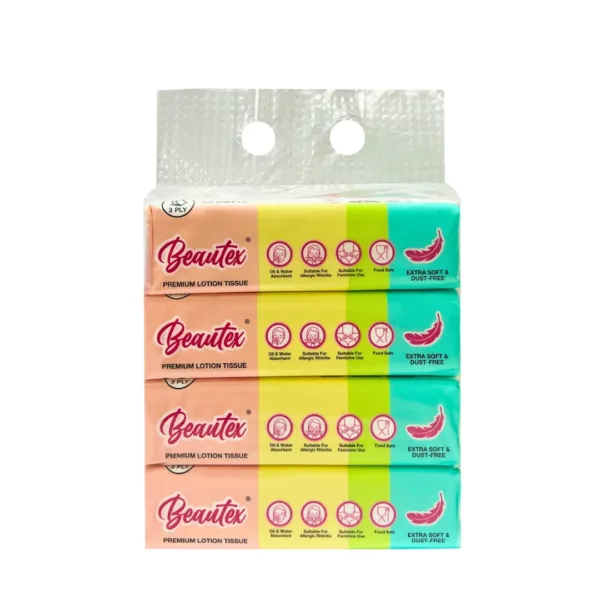 Beautex Premium Lotion Tissue 3Ply - 120Sheets Beautex Premium Lotion Tissue 3Ply - 120Sheets - Image 1
