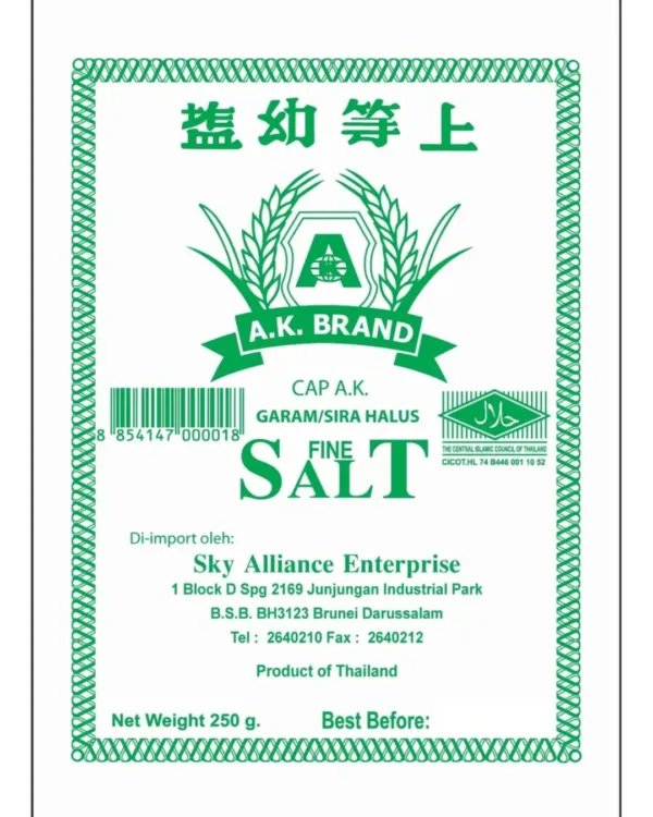 AK Fine Salt - 10SX250GM - Image 1