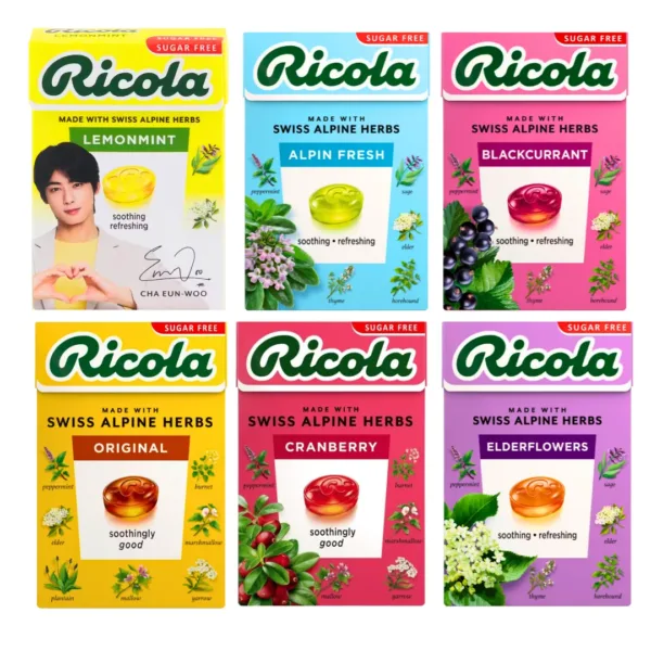Ricola Swiss Alpine Herbs Candy Lozenges - 40g - Image 1