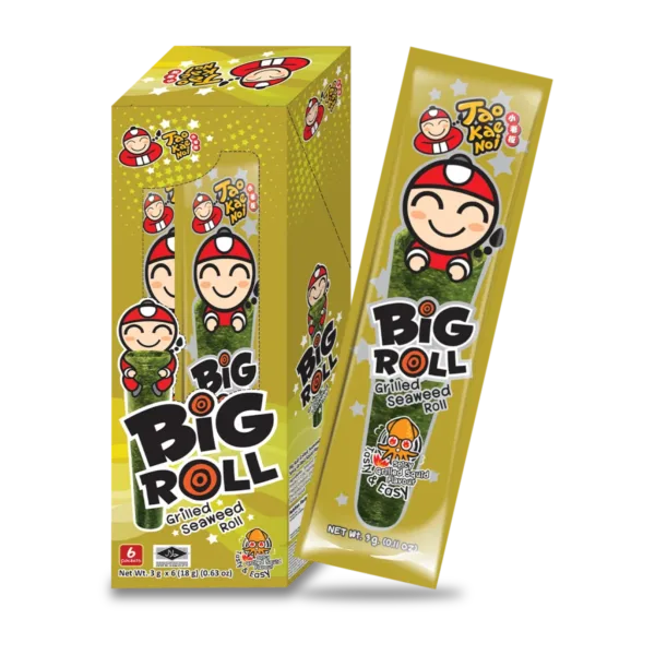 Tao Kae Noi, Grilled Seaweed Big Roll Squid Flavor (6pcs) - Image 1