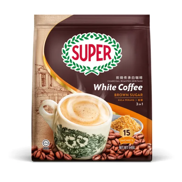 Super White Coffee Brown Sugar 3in1 - 495g - Image 1